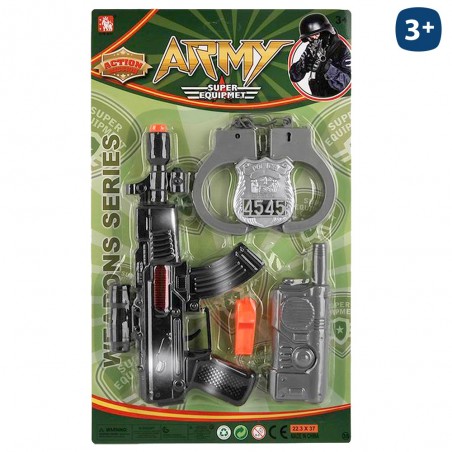 S 5 metralleta militar con accesorios