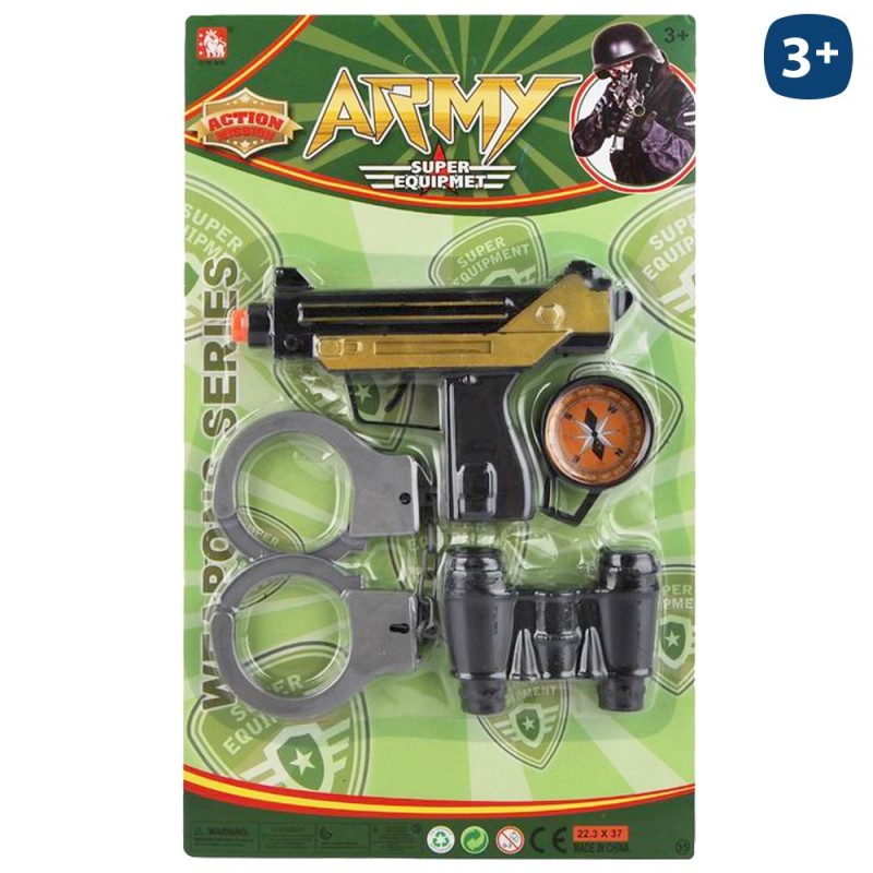 S 4 metralleta militar con accesorios