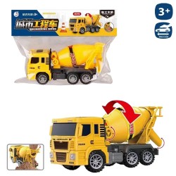 Camión hormigonera fricción 22 x 8 x 11 cm