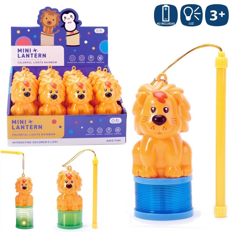 Muelle linterna león 4 c 5 50 x 5 50 x 13 cm