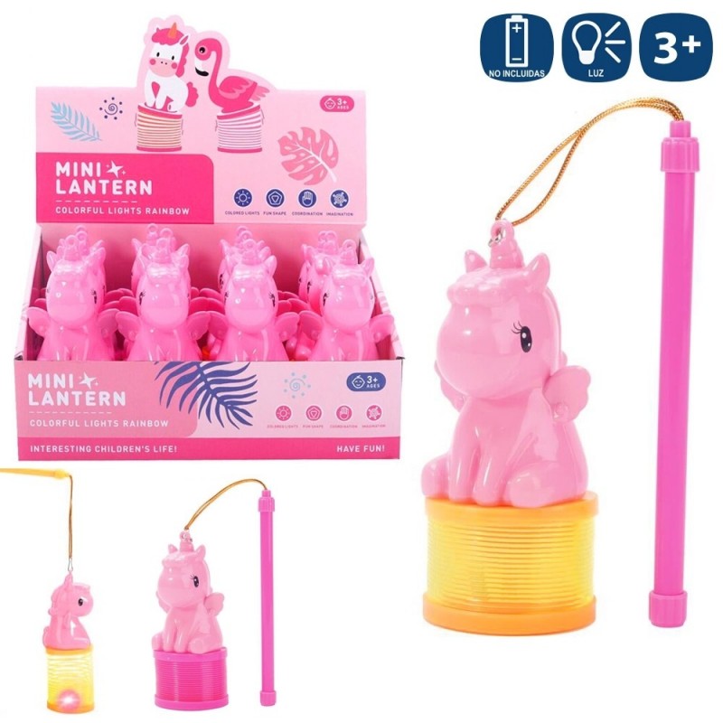 Muelle linterna unicornio 4 c 5 50 x 5 50 x 13 cm
