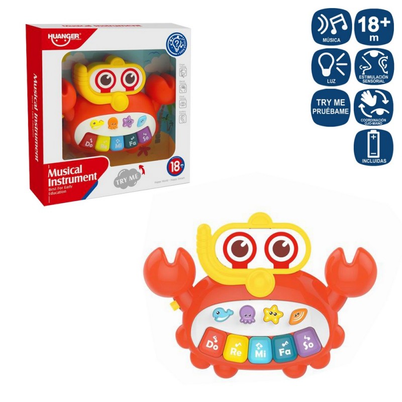 órgano cangrejo infantil 18 x 3 60 x 13 cm