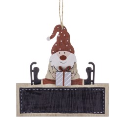 Colgante pizarra madera 14 50 x 0 70 x 14 50 cm