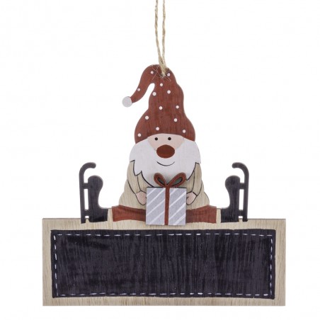 Colgante pizarra madera 14 50 x 0 70 x 14 50 cm