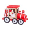 Tren papa noel madera 19 x 8 x 13 50 cm