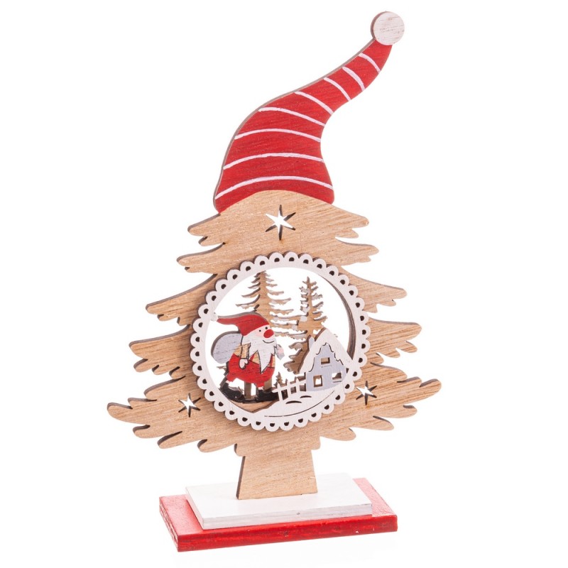 Peana figuras gorro madera 13 50 x 4 50 x 20 50 cm