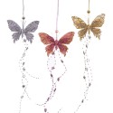 Colgante mariposas con estrellas 3 c 45 x 12 cm