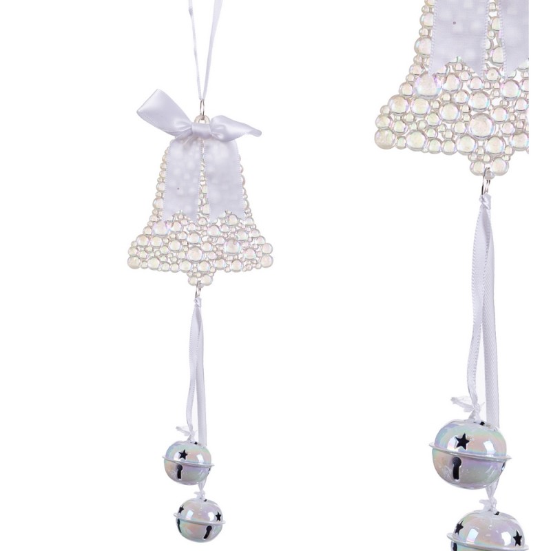 Colgante campana cascabeles plástico 20 cm