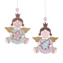 Colgante ángeles madera 2 m 8 50 x 7 x 1 cm