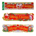 Colgante merry christmas papel 3 m 74 x 19 cm