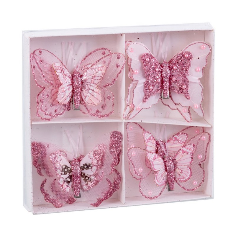 S 8 mariposa pluma 8 cm