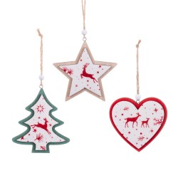 Colgante figuras madera 3 m 9 50 x 10 50 x 0 90 cm