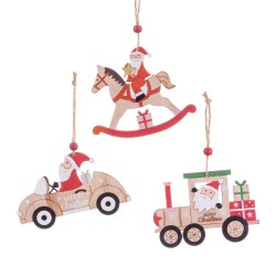 S 3 colgante vehículos madera 33 x 16 x 0 50 cm