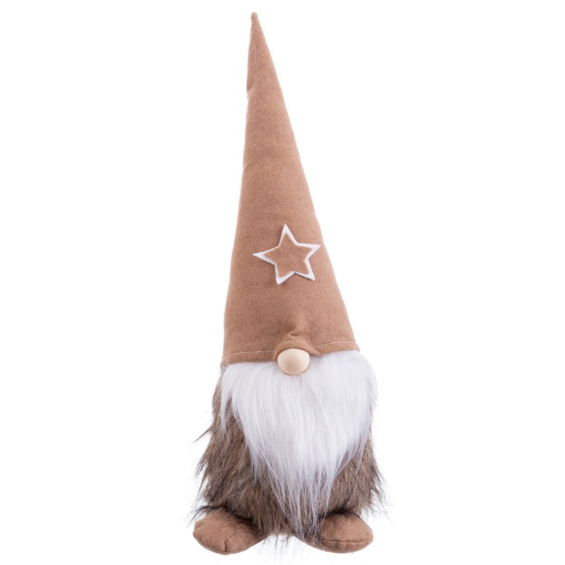 Papa noel sentado marrón 50 cm