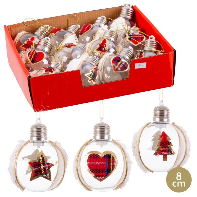 Bola pet con luz escocés 3 m 8 x 8 x 8 cm