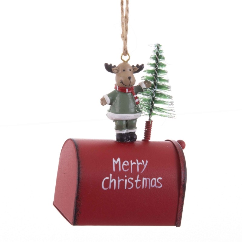 Buzón reno metal 7 x 4 x 9 cm