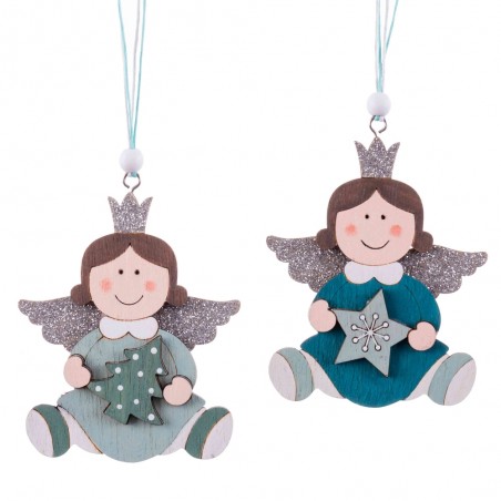 Colgante ángel madera 2 m 9 80 x 8 x 0 70 cm