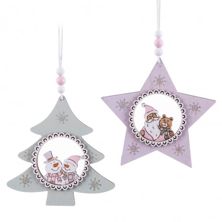 Colgante figuras madera 2 m 12 50 x 12 x 0 70 cm