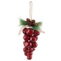 Racimo 20 cascabeles rojo 9 x 7 x 21 cm