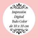Petaca para boda personalizada a todo color con texto personalizado