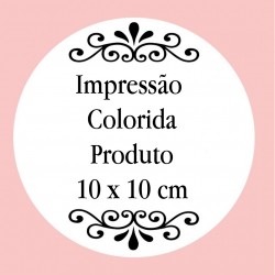 Personalización con impresión digital con texto foto o logo a todo color de 10 x 10 cm