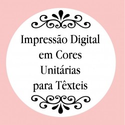 Personalización con impresión digital con texto foto o logo a todo color para textil
