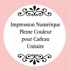 Personalización con impresión digital con texto foto o logo a todo color