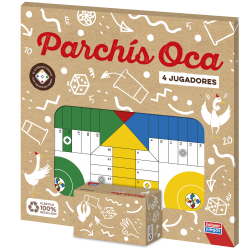 Juego parchís oca 33 cm con accesorios
