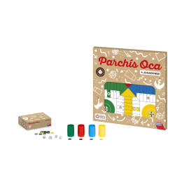 Juego parchís oca 33 cm con accesorios