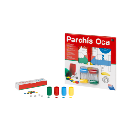 Juego parchís oca 33 cm con accesorios