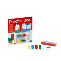 Juego parchís oca 33 cm con accesorios