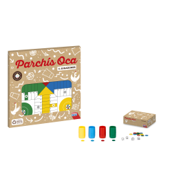 Juego parchís oca 33 cm con accesorios
