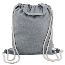 Bolsa mochila de algodon reciclado agra