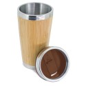 Vaso termo bambu doble capa 500ml cue