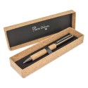 Boligrafo metal corcho