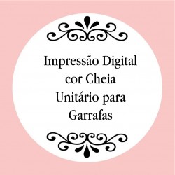 Impresión digital todo color unitaria para botellas