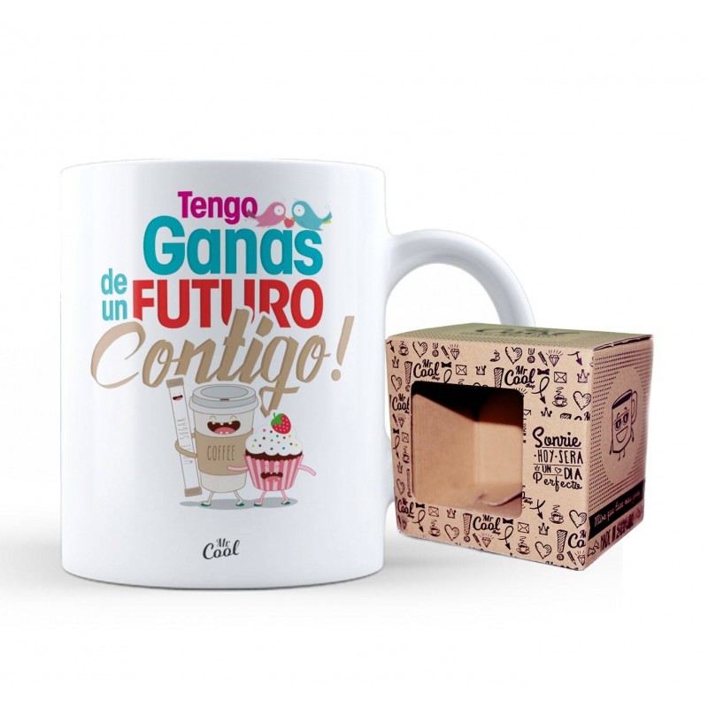 Taza tengo ganas de un futuro contigo
