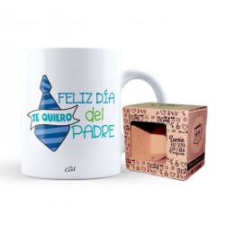 Taza feliz dia del padre te quiero