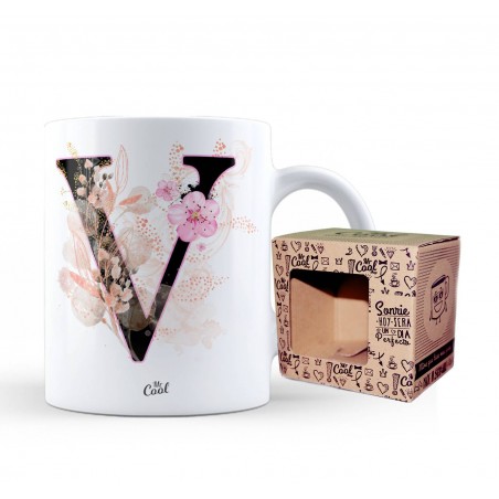 Taza letra v