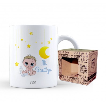 Taza mi bautizo niño