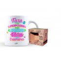 Taza taza con superpoderes para aprobar todos los examenes mujer v2