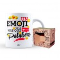 Taza un emoji vale mas que 1000 palabras