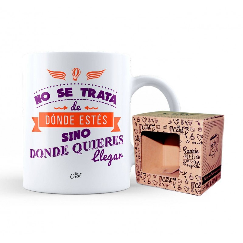 Taza no se trata de donde estes sino de donde quieres llegar