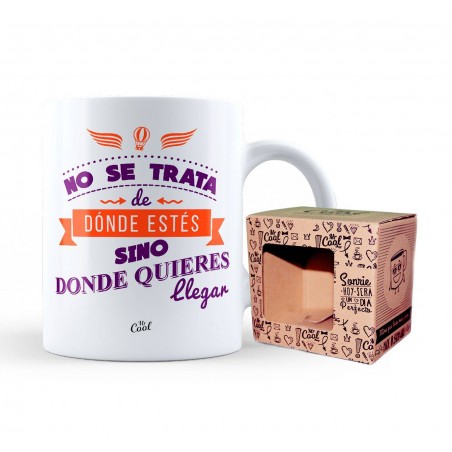 Taza no se trata de donde estes sino de donde quieres llegar