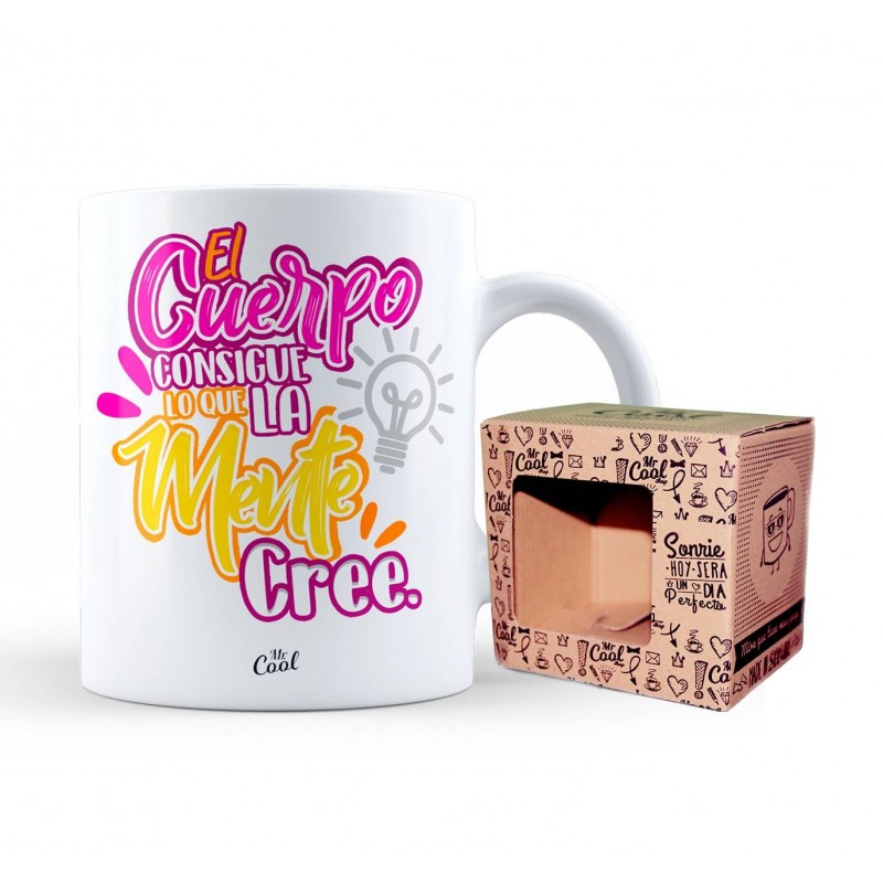 Taza el cuerpo consigue lo que la mente cree