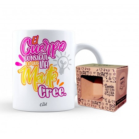 Taza el cuerpo consigue lo que la mente cree