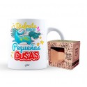 Taza disfruta de las pequeñas cosas