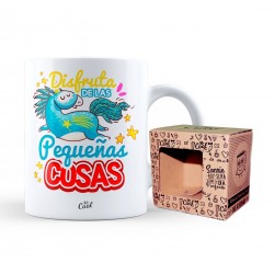 Taza disfruta de las pequeñas cosas