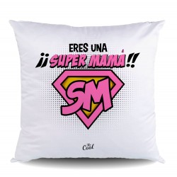 Cojin poliester eres una super mamá