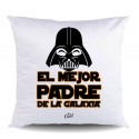 Cojin poliester el mejor padre de la galaxia